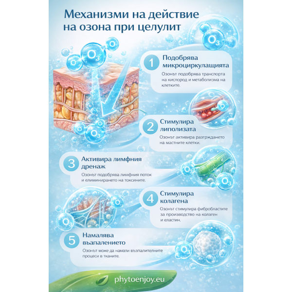 Озонотерапия при целулит – механизми на действие, физиология и научни обяснения