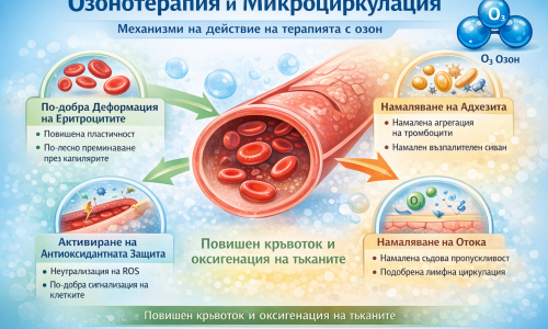 Озонотерапия и микроциркулация – механизми на действие и значение за здравето