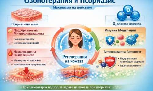 Озонотерапия при псориазис – механизми на действие и потенциални ползи